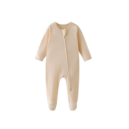 Little_Bumble_Butter_Yellow_honeycomb_longsleeve_zipper_romper_PNG